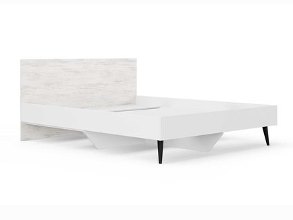 Кровать Сонум Ines Ясмунд + белый 90х190