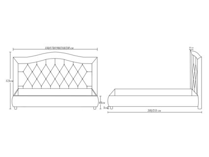 Кровать Димакс Эридан Кварц