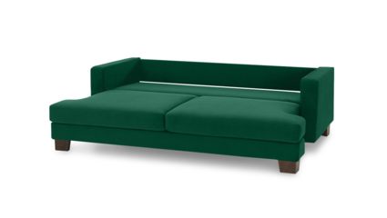 Диван Фиеста Мебель Марсель велюр Vivaldi 11 темно-зеленый