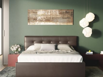 Кровать Nuvola Parma Velutto 32 (с подъемным механизмом) 160х190