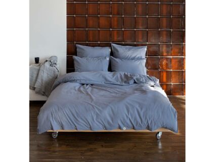 Комплект постельного белья Luxberry ЛЁН И ХЛОПОК голубой Евро