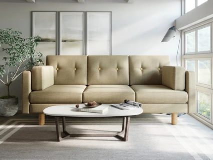 Диван Арско Ингвар Б трехместный серый Длина 199 см