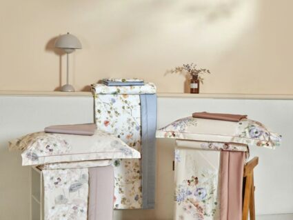 Комплект постельного белья Асабелла с двумя летними одеялами 2148-2OSP Семейный