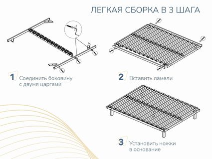 Основание Димакс Престиж с ножками 140