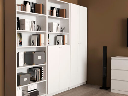 Гуд Лакк Дверь для стеллажа Варма Стэнд Дор 96 белая 2х39