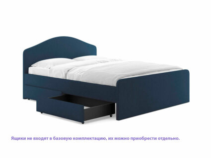 Кровать Сонум Emma Кашемир голубой 160х200