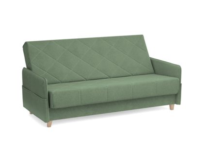 Диван Сонум Forest Рогожка зелёный Длина 217 см