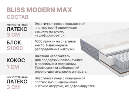 Матрас Димакс Bliss Modern max 70х195