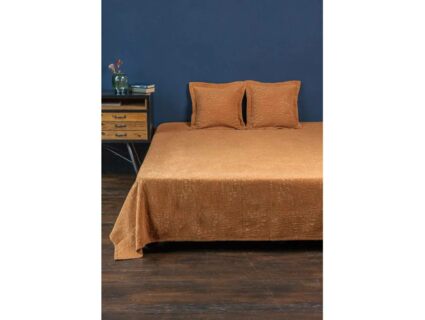 Покрывало Luxberry VELVET рыжая замша 595