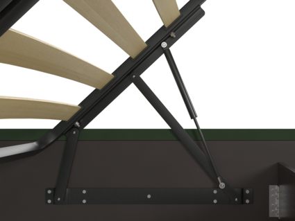 Кровать Lonax Милана велюр Dolly-2 (с подъемным механизмом) 180х190