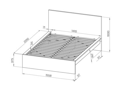 Кровать Гуд Лакк Варма Сэнг 140х200