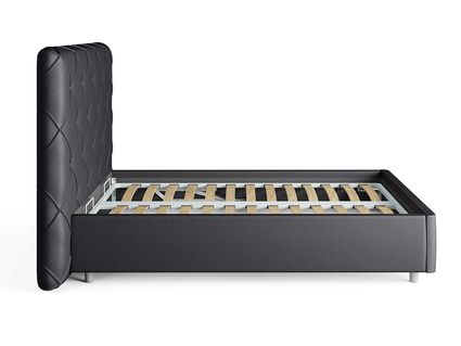 Кровать Сонум Manhattan Экокожа Коричневый (с подъемным механизмом) 90х190