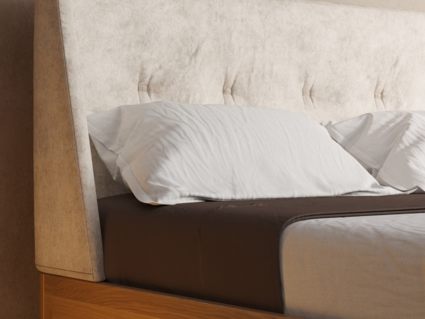 Кровать DreamLine Лацио 4 бук Натуральный/бежевый 120х190