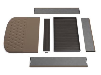 Кровать Lonax Венеция велюр Dolly-3 (с подъемным механизмом) 120х195