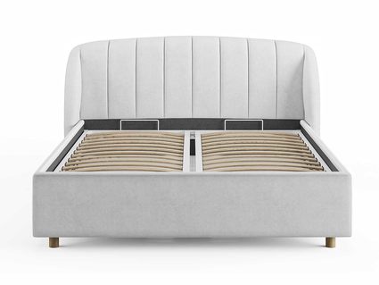 Кровать Сонум Valencia Экокожа Белый (с подъемным механизмом)