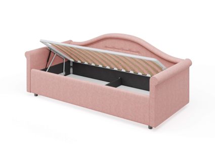 Кровать Сонум Maria Рогожка Графит (с подъемным механизмом) 90х190