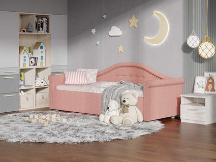 Кровать Сонум Maria Экокожа Белая 90х190