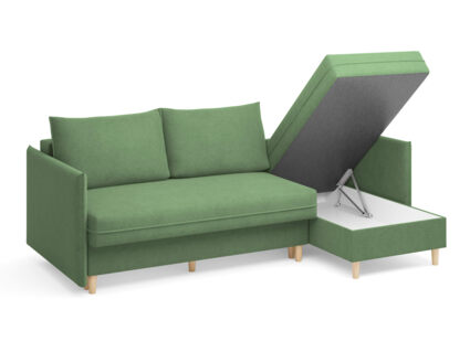 Диван Сонум Rain угловой Лаунж Зеленый Длина 240 см