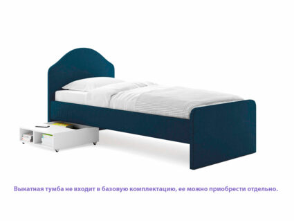 Кровать Сонум Emma Кашемир голубой 160х200