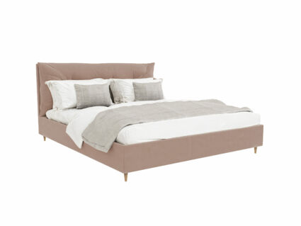 Кровать Beautyson Doris велюр Formula 225 бежевый (с подъемным механизмом) 180х200