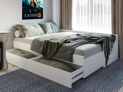 Кровать Гуд Лакк Сириус раздвижная белая