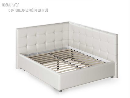 Кровать Nuvola Sabina угловая Velutto 26 200х190