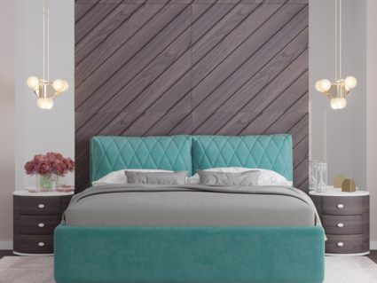 Кровать Nuvola Celeste Next 001 (с подъемным механизмом) 180х200