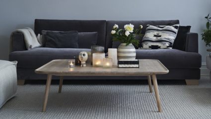 Диван Фиеста Мебель Марсель велюр Vivaldi 19 фиолетовый Длина 220 см