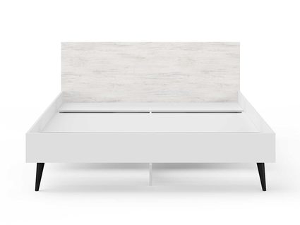 Кровать Сонум Ines Ясмунд + белый 90х190