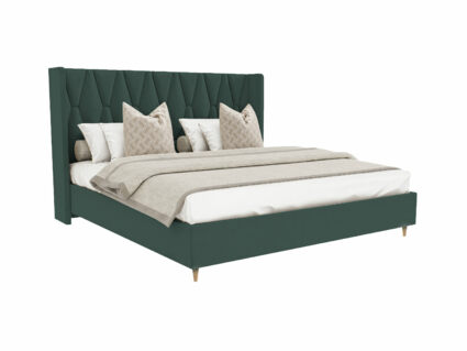Кровать Beautyson Rebecca велюр Formula 697 зеленый (с подъемным механизмом) 180х200