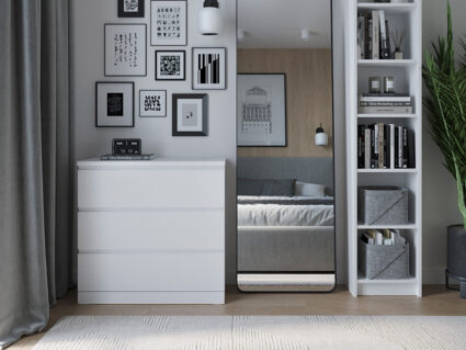 Комод Гуд Лакк Варма 3 белый 40х80