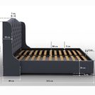Кровать Sleeptek Premier 5 Велюр 15 (с подъемным механизмом) 160х200