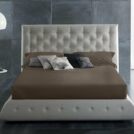 Простыня Primavelle на резинке Satin Luxe (какао) 180х200