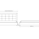 Кровать Димакс Норма + Кварц с подъемным механизмом 140х190