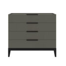 Комод Rivi Goodman (широкий) Серый графит/венге