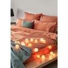 Комплект постельного белья Luxberry URBAN терракотовый 1,5-спальный
