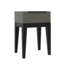 Тумба Rivi Goodman (с одним ящиком) Серый графит/венге